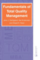 Book cover of: Fundamentals of Total Quality Management. By: Jens J. Dahlgaard