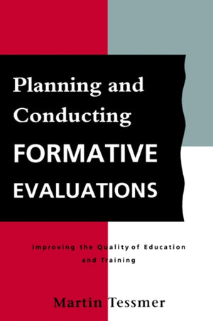 Planning and Conducting Formative Evaluations