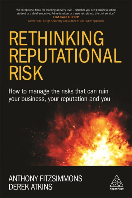 Book cover of: Rethinking Reputational Risk. By: Anthony Fitzsimmons