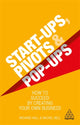 Book cover of: Start-Ups, Pivots and Pop-Ups. By: Richard Hall