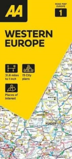 Book cover of: AA Road Map Western Europe