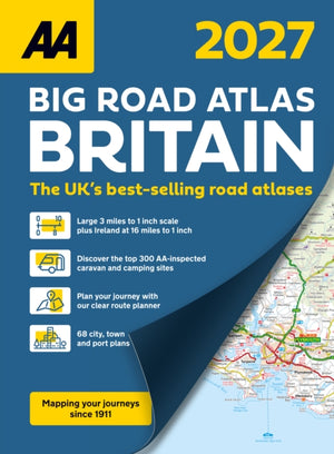 AA Big Road Atlas Britain 2027