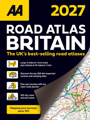 AA Road Atlas Britain 2027