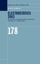 Book cover of: Electrostatics 2003