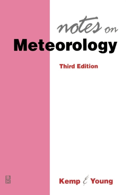 Book cover of: Notes on Meterology. By: Richard B. Kemp
