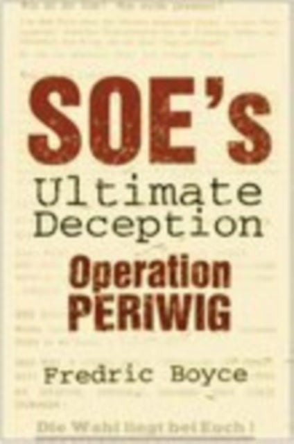Book cover of: SOE's Ultimate Deception