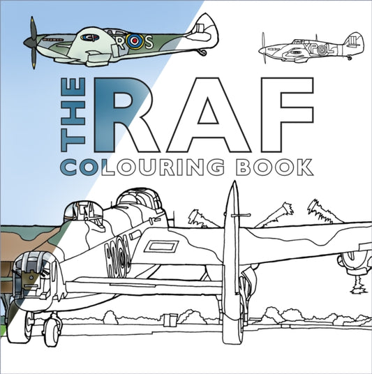 Book cover of: RAF Colouring Book. By: History Press Staff