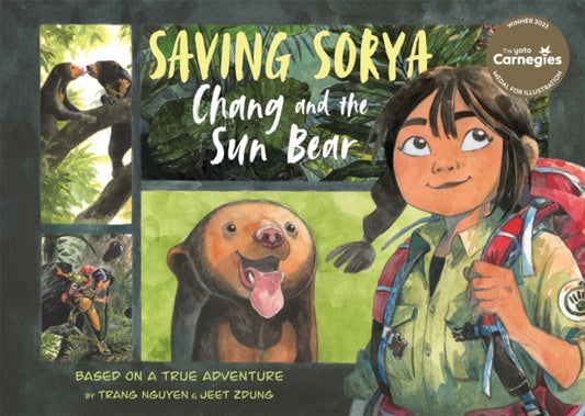 Book cover of: Saving Sorya – Chang and the Sun Bear. By: Nguyen Thi Thu Trang