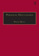 Book cover of: Personal Disclosures. By: David Booy