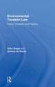 Book cover of: Environmental Taxation Law. By: John Snape