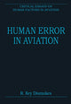 Book cover of: Human Error in Aviation. By: R. Key Dismukes