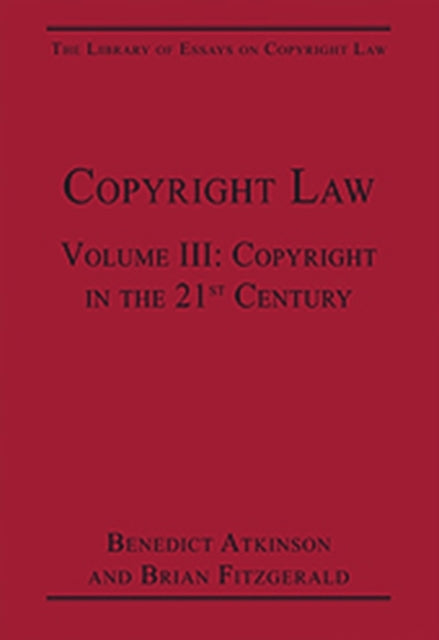 Book cover of: Copyright Law. By: Benedict A. C. Atkinson