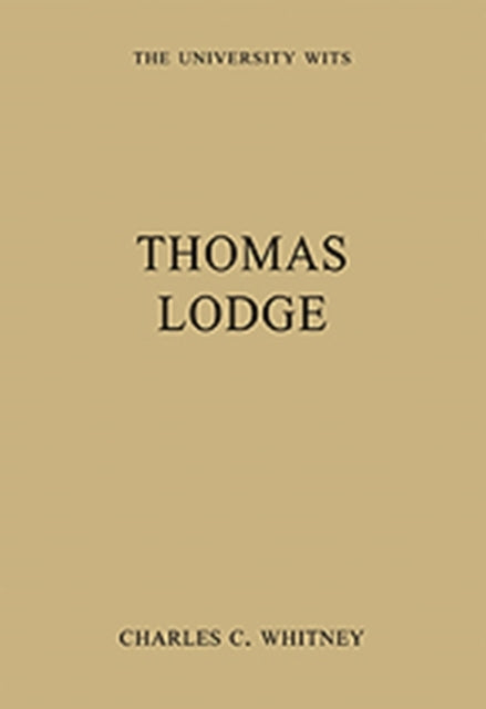 Book cover of: Thomas Lodge. By: Charles C. Whitney