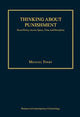 Book cover of: Thinking about Punishment. By: Michael H. Tonry