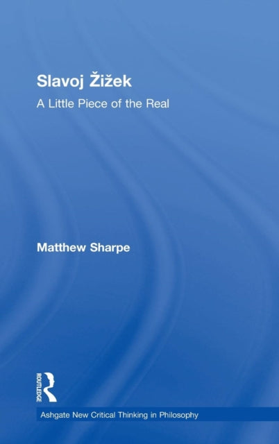 Book cover of: Slavoj Zizek. By: Matthew Sharpe