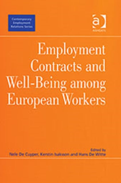 Book cover of: Employment Contracts and Well-Being Among European Workers