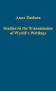 Book cover of: Studies in the Transmission of Wyclif's Writings. By: Anne Hudson