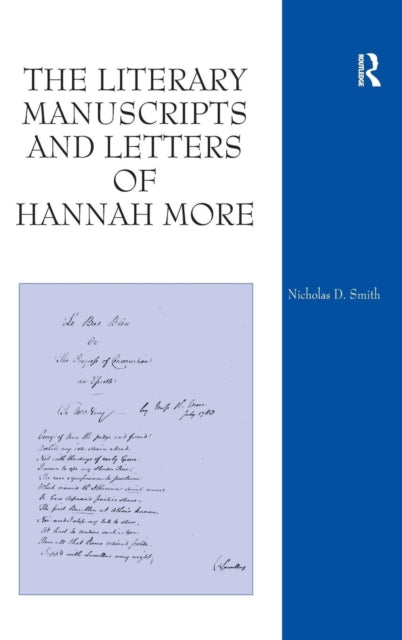 Book cover of: Literary Manuscripts and Letters of Hannah More. By: Nicholas D. Smith