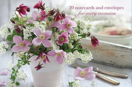 Book cover of: Card Box of 20 Notecards and Envelopes: Clematis