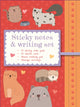 Book cover of: Sticky Notes and Writing Set: Cute Cats. By: Peony Press Staff