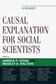 Book cover of: Causal Explanation for Social Scientists. By: Andrew Peter Vayda