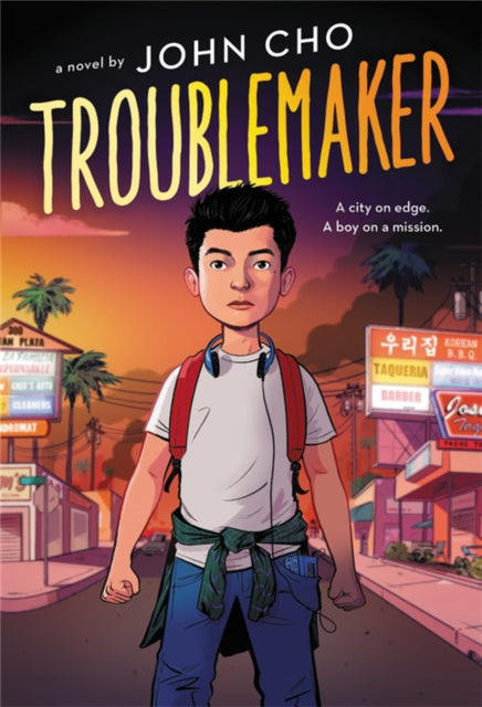 Book cover of: Troublemaker. By: John Cho