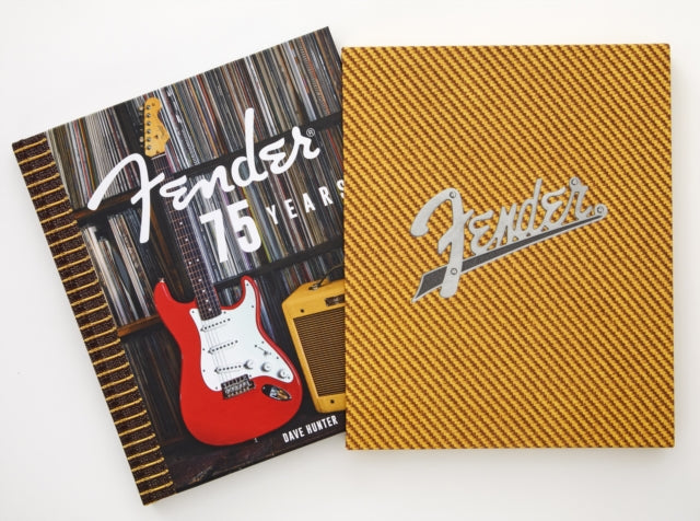 Book cover of: Fender 75 Years. By: Dave Hunter
