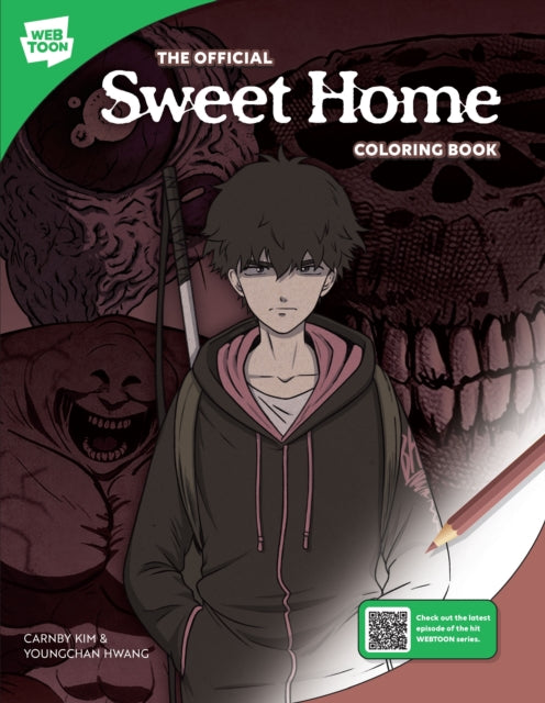 Book cover of: Official Sweet Home Coloring Book. By: Carnby Kim