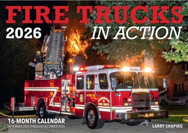 Book cover of: Fire Trucks in Action 2026