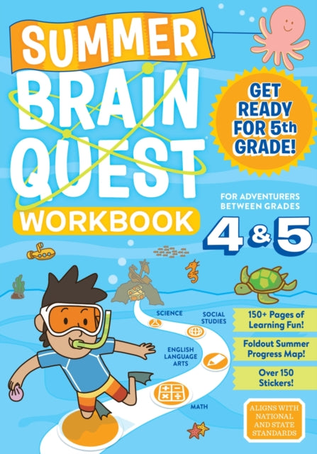 Book cover of: Summer Brain Quest: Between Grades 4 & 5. By: Bridget Heos