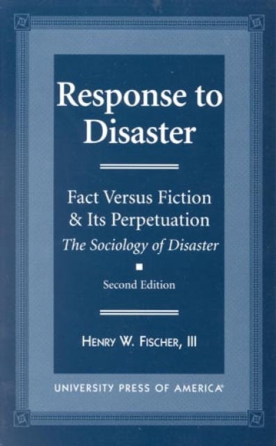 Book cover of: Response to Disaster