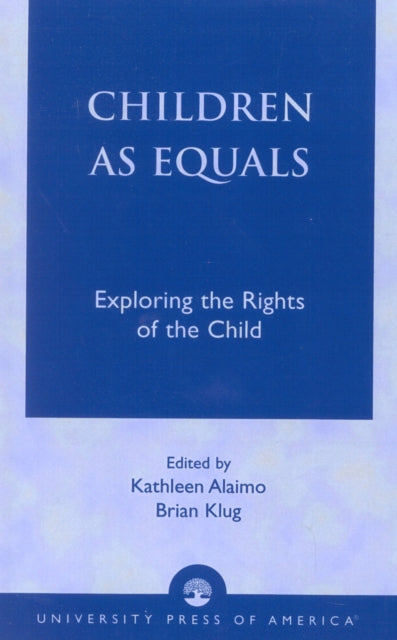 Book cover of: Children as Equals. By: Alaimo Kathleen