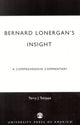 Book cover of: Bernard Lonergan's Insight. By: Terry J. Tekippe