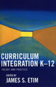 Book cover of: Curriculum Integration K-12. By: James S. Etim