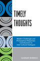 Book cover of: Timely Thoughts. By: Skirbekk Gunnar, Gunnar Skirbekk