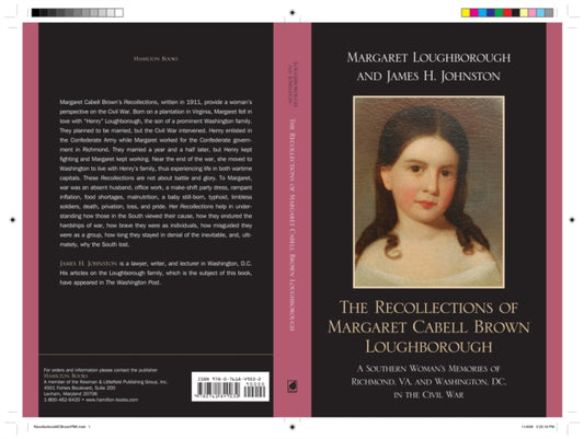 Book cover of: Recollections of Margaret Cabell Brown Loughborough. By: Margaret Loughborough