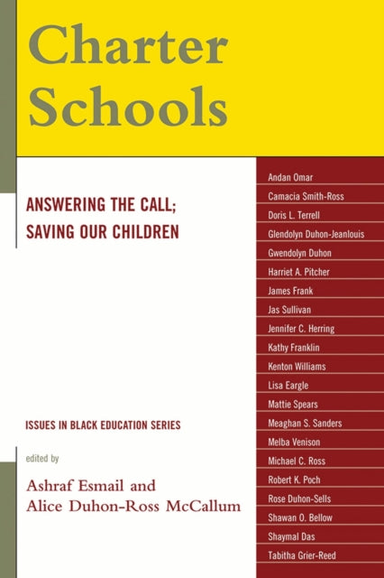 Book cover of: Charter Schools. By: Ashraf Esmail