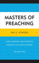 Book cover of: Masters of Preaching. By: Ray E. Atwood