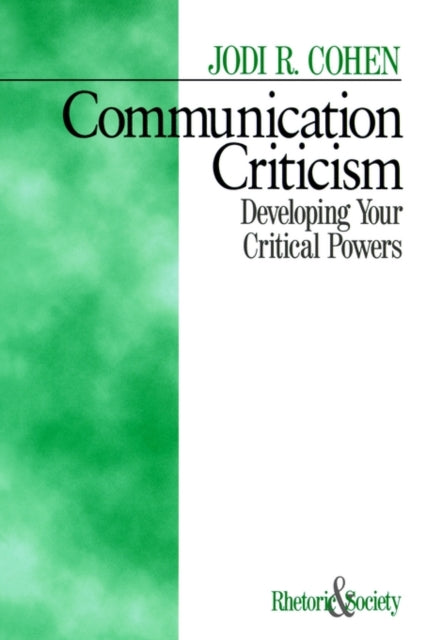 Book cover of: Communication Criticism