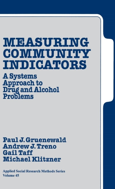 Book cover of: Measuring Community Indicators. By: Paul J. Gruenewald