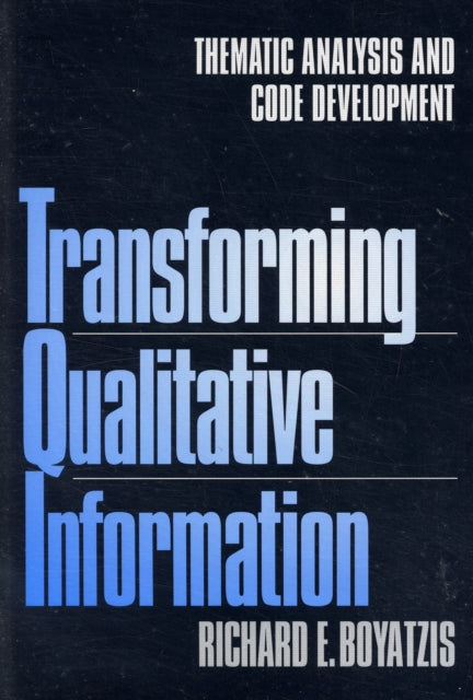 Book cover of: Transforming Qualitative Information