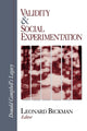 Book cover of: Validity and Social Experimentation. By: Leonard Bickman