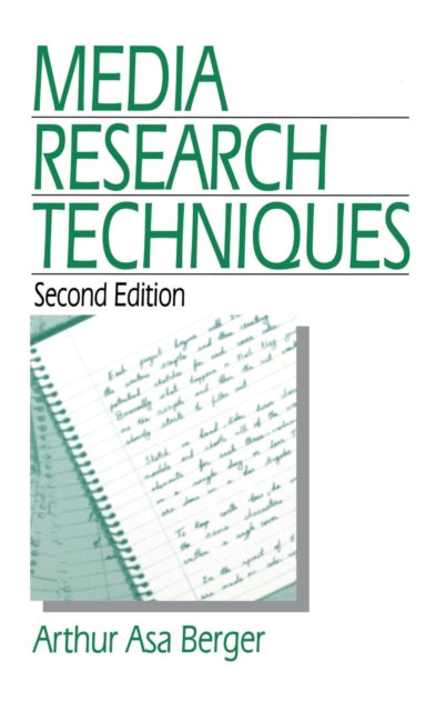 Book cover of: Media Research Techniques