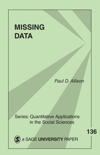 Book cover of: Missing Data. By: Paul D. Allison