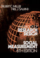 Book cover of: Handbook of Research Design and Social Measurement. By: Delbert C. Miller
