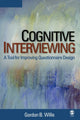 Book cover of: Cognitive Interviewing. By: Gordon B. Willis