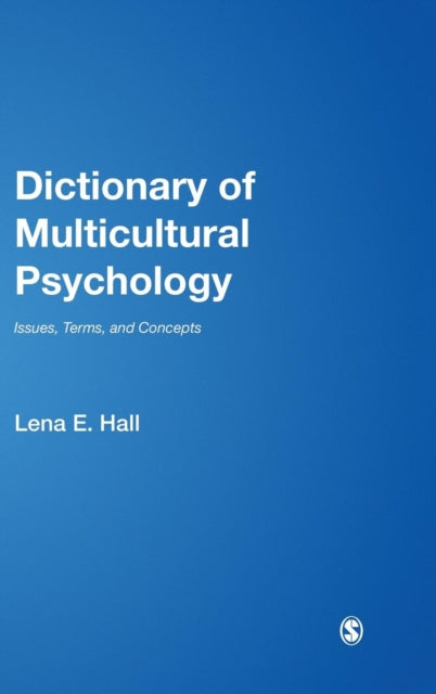 Book cover of: Dictionary of Multicultural Psychology. By: Lena E. Hall