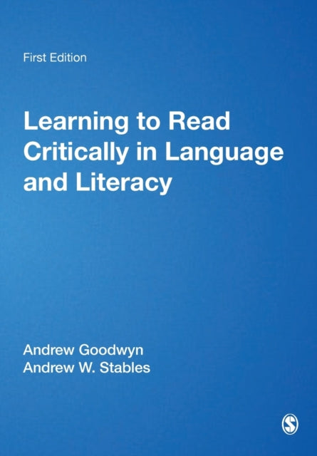 Book cover of: Learning to Read Critically in Language and Literacy