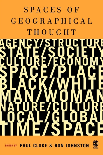 Book cover of: Spaces of Geographical Thought