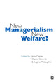 Book cover of: New Managerialism, New Welfare?